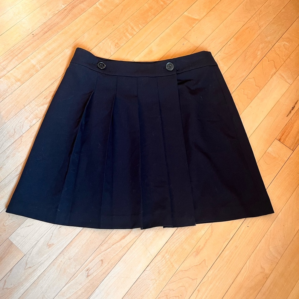 Tommy Hilfiger Black Mini Pleated Skirt
